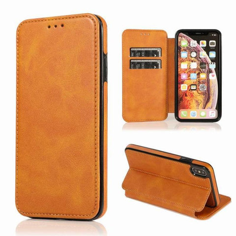 Image of Magnetic Flip phone Cover for Samsung S10 S20 S21 Note10 pro Note 20 pro