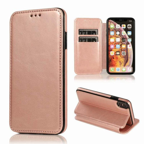 Image of Magnetic Flip phone Cover for Samsung S10 S20 S21 Note10 pro Note 20 pro