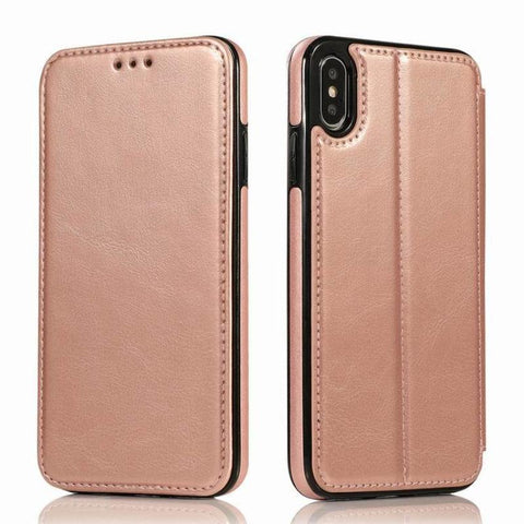 Image of Magnetic Flip phone Cover for Samsung S10 S20 S21 Note10 pro Note 20 pro