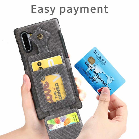 Image of Maple leaf design Multifunctional Phone case cover for Samsung