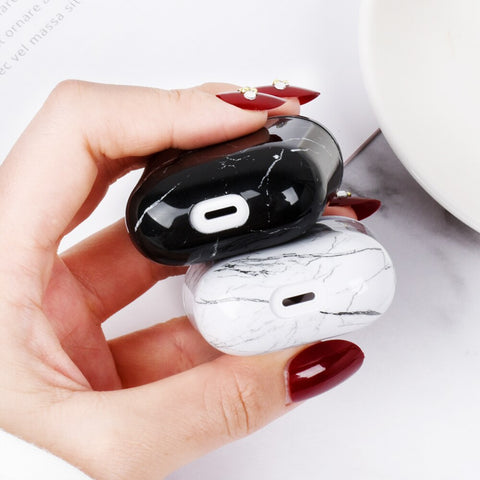 Image of Marble Pattern Cases For Original Apple Airpods 1 2