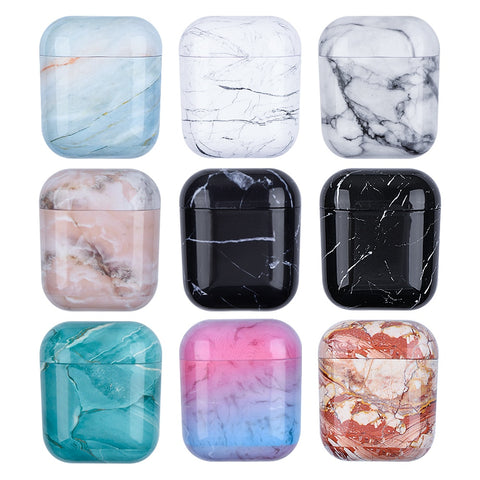 Image of Marble Pattern Cases For Original Apple Airpods 1 2
