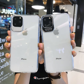 Metal Lens Protection Phone Cover For iPhone