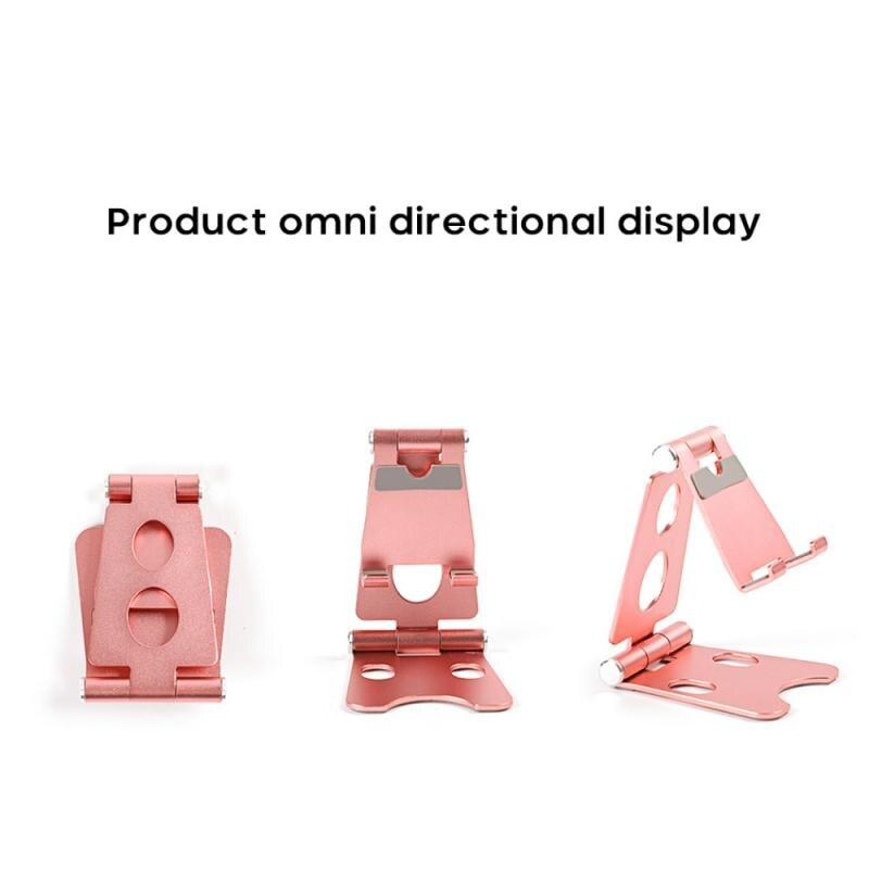 Adjustable Metal Desktop Stand Holder Foldable Extend  for Smart Phones and tablets