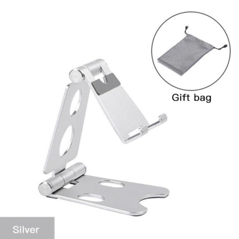 Image of Adjustable Metal Desktop Stand Holder Foldable Extend  for Smart Phones and tablets