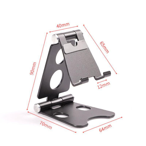 Image of Adjustable Metal Desktop Stand Holder Foldable Extend  for Smart Phones and tablets
