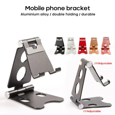 Image of Adjustable Metal Desktop Stand Holder Foldable Extend  for Smart Phones and tablets