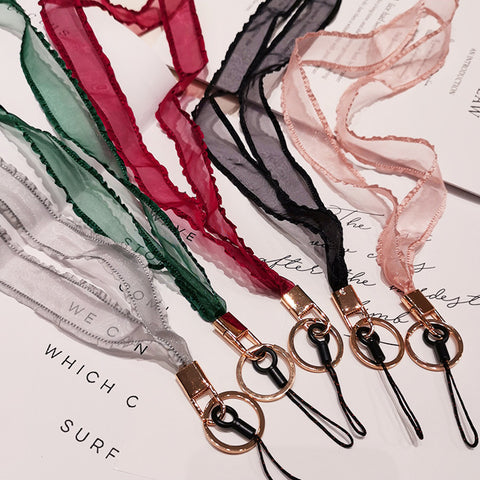 Image of cell phone lanyards wholesale price universal pendant