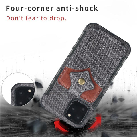 Image of Multifunctional maple leaf design iPhone case cover