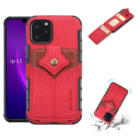 Image of Multifunctional maple leaf design iPhone case cover