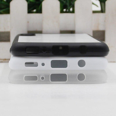 Image of Plain blank Soft Phone Cases Cover +metal disk For DIY custom print Sublimation whole set