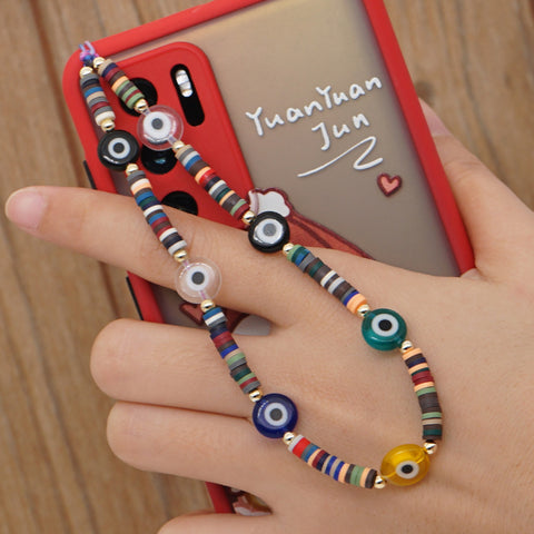 Image of New Summer Colorful Mobile Phone Chain Lanyards for Women Girls