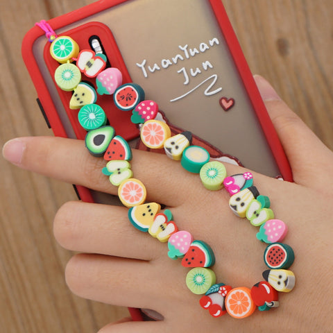 Image of New Summer Colorful Mobile Phone Chain Lanyards for Women Girls