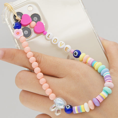 Image of New Summer Colorful Mobile Phone Chain Lanyards for Women Girls