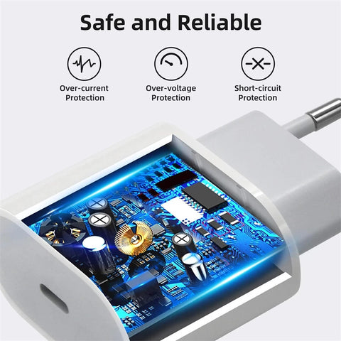 Image of 18W PD USB C home plug super fast Wall Charger