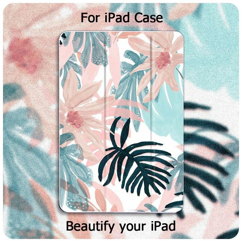 Plant Leaves With Pencil Holder For iPad AIR 3 10.5 Pro 11 2020 Air 4 10.9 2018 9.7 6th 7th 8th Generation Case 10.2 2019 Mini 5 - All Fancy Phone Cases
