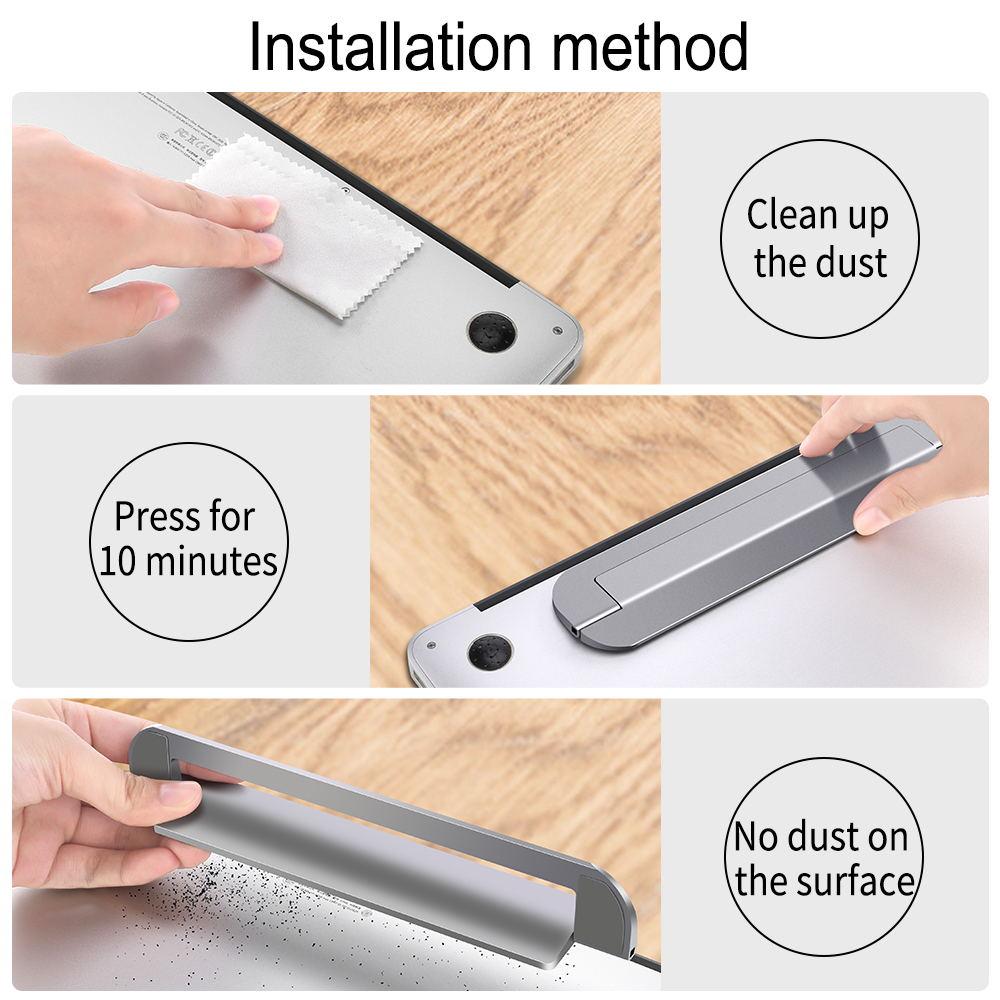 Portable Laptop Stand Auminium Foldable Notebook Support Laptop Holder Adjustable Tablet Base for PC Macbook Pro Notebook Stand