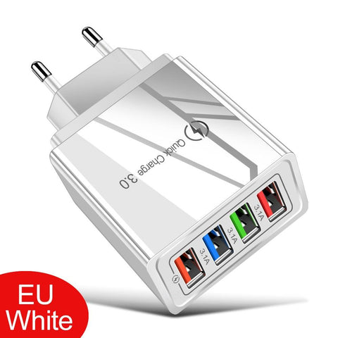 Image of 4ports wall charger Quick Charging For all mobile phones