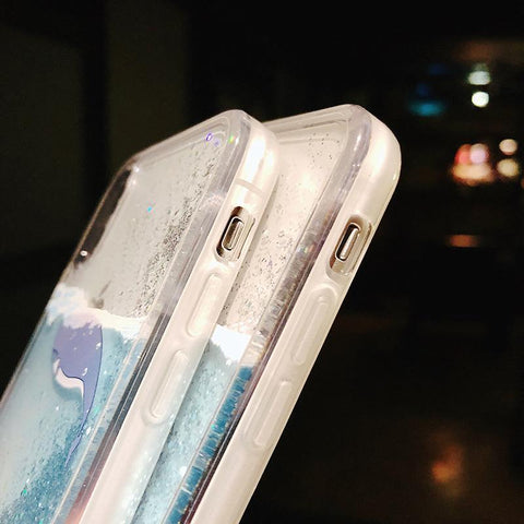 Image of Quicksand Liquid Whale Phone Case for iPhone