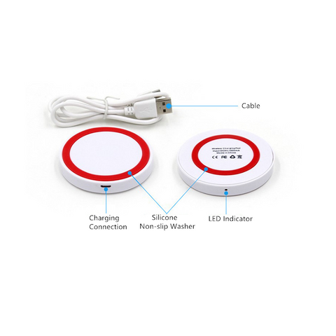 Image of Wholesale Qi Wireless Charger W06 Wireless Charger For iPhone Samsung mobile phones