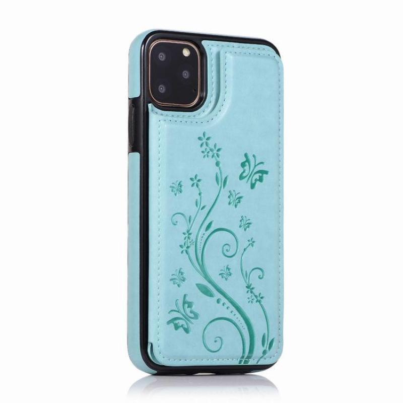 Small Butterfly Embossed Leather Phone Case