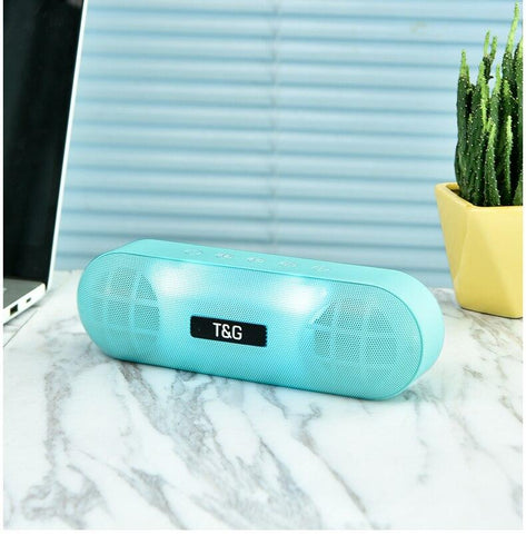Image of TG148 Waterproof Wireless Bluetooth Speaker Portable Support Audio Microphone TF Card FM Radio Colorful LED Light Subwoofer