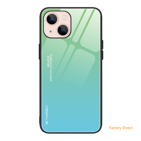 Image of Gradient colors back cover for iPhone 13 12 11 x 87 models