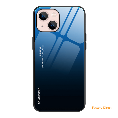 Image of Gradient colors back cover for iPhone 13 12 11 x 87 models