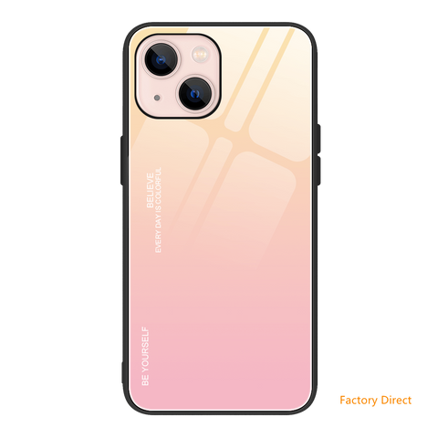 Image of Gradient colors back cover for iPhone 13 12 11 x 87 models