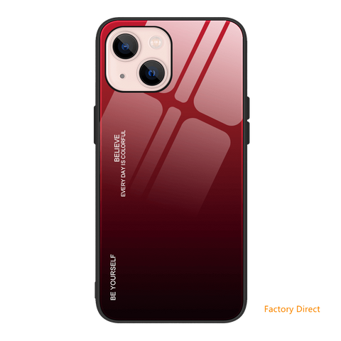 Image of Gradient colors back cover for iPhone 13 12 11 x 87 models