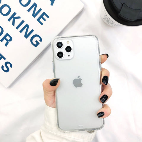 Image of Two-color matte acrylic anti-shock phone back cover