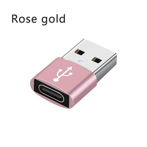 Image of USB 3.0 Type A Male to USB 3.1 Type C Female Connector Converter Adapter Type-c USB Standard Charging Data Transfer