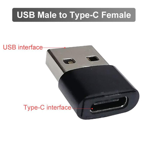 Image of USB To Type C OTG Adapter USB USB-C Male To Micro USB Type-c Female Converter USBC OTG Connector
