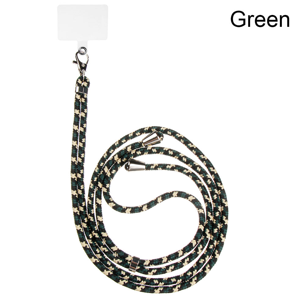 Universal Cell Phone Lanyards with Adjustable Detachable Nylon Neck Crossbody Lanyard with Transparent Durable Pads