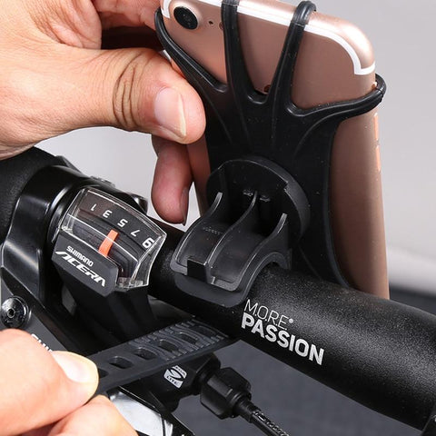 Image of Universal Motocycle Bicycle Mobile Phone holder for iPhone Samsung Xiaomi Huawei Cell Phone Mobile Bike Handlebar Bracket Holder