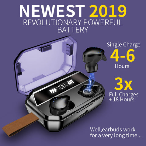 Image of X12 TWS 5.0 3D Stereo Sound Wireless Bluetooth earbuds long working time