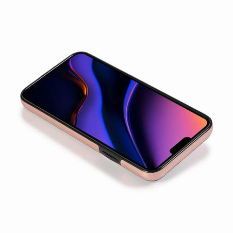 Image of Zipper wallet case Leather phone case back cover for iphone 11 12 mini pro max