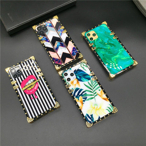 Image of Luxury Bling Square Phone Cover for iphone models
