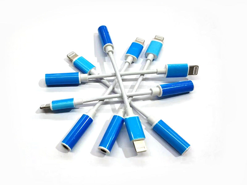 iPhone dongle lightning to 3.5mm audio converter cable for latest iOS support music and call