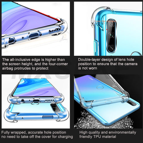 Image of Samsung Galaxy A90 A80 A70 A60 A50 Shockproof Clear Transparent Silicone Phone Case For A21 A31 A41 A51 7 8 91 5G Protection Back Case