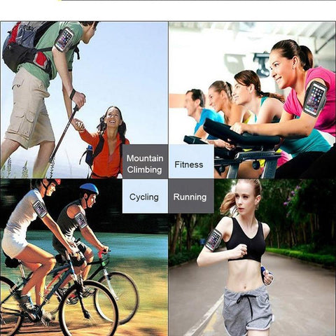 Image of Universal 4.5- 6.1 inch Sport Waterproof Armband Bag For iPhone 12 11 6s 7 8 Plus X XS Phone Case Outdoor Running Sport Armbands