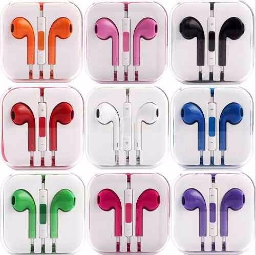 Colorful Wholesale Earpods With Microphone For iPhone & iPad