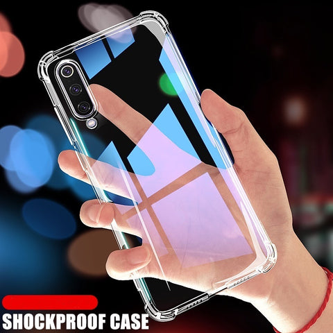 Image of Samsung Galaxy J8 J7 J6 J5 Prime J6 2018 J7 PLUS Jsery Shockproof Clear Transparent Silicone Phone Case For Samsung M10 20 30 31 51 C5 7 8 9pro 5G Protection Back Case