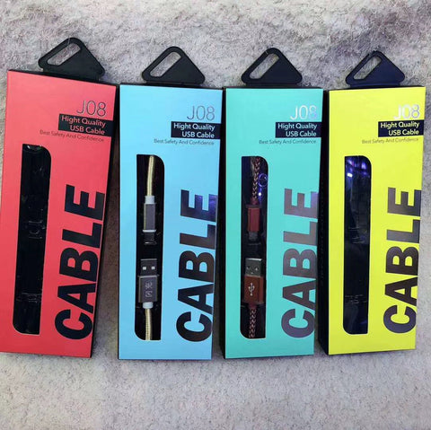 Image of Metal Spring data cable 3ft 2A Fast Charging