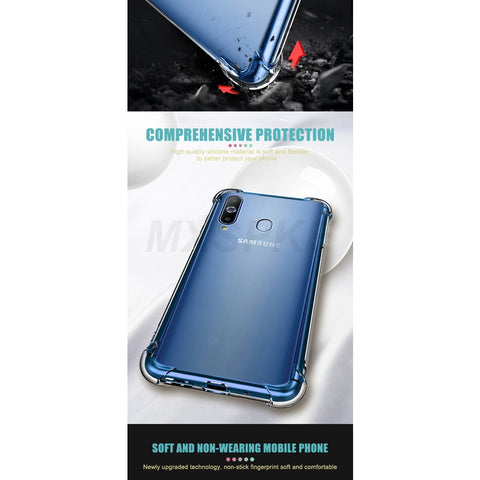 Image of Samsung Galaxy A70E A22 A82 A32 5G A72 4G Case Samsung A90 A80 A70 A60 A50 A40 A30 A20 Luxury Shockproof Transparent Case For A41 Phone Case Cover