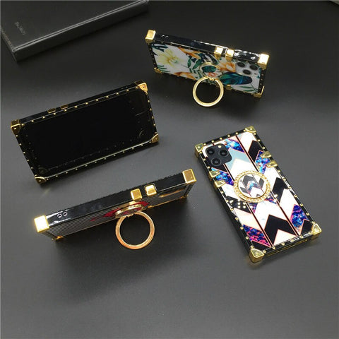 Image of Luxury Bling Square Phone Cover for iphone models