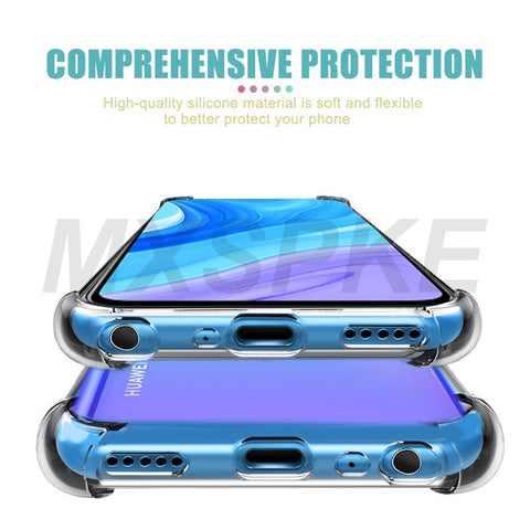 Image of Samsung Galaxy J8 J7 J6 J5 Prime J6 2018 J7 PLUS Jsery Shockproof Clear Transparent Silicone Phone Case For Samsung M10 20 30 31 51 C5 7 8 9pro 5G Protection Back Case