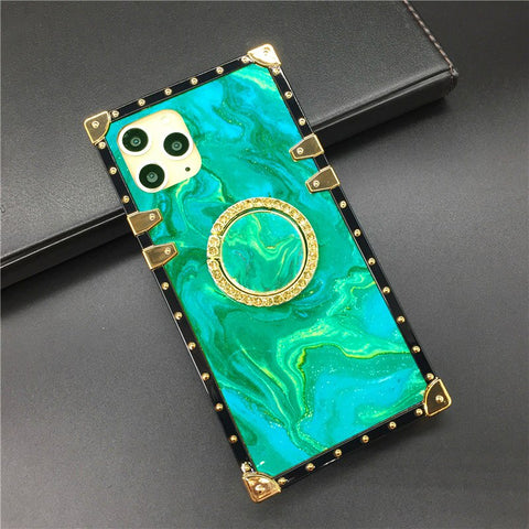 Image of Luxury Bling Square Phone Cover for iphone models
