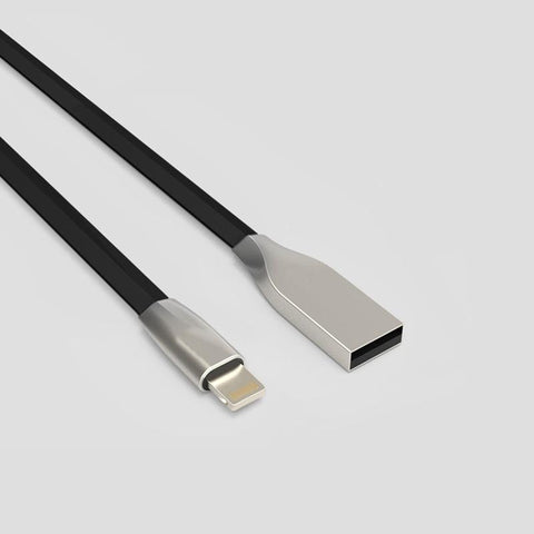 Image of 2A Fast Charging cable Tangle Free Charger Cord with Zinc Alloy connectorble