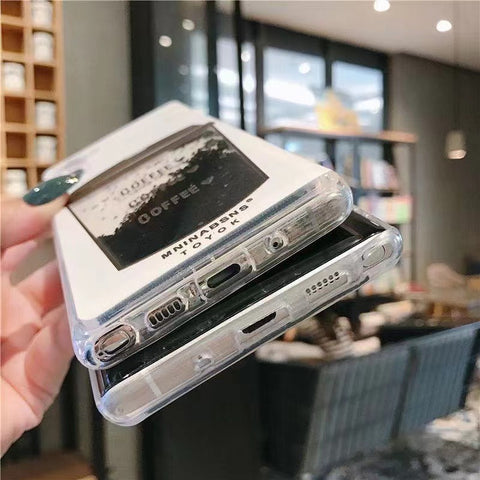 Image of Samsung A5 A7 2017 A6 plus A8 A21S A30 A31 A50 A51 A71 A81 A91 SPECIAL Casing coffee cup glitter liquid quicksand phone case For Samsung J310 J510 J710 M60S M80S Back cover